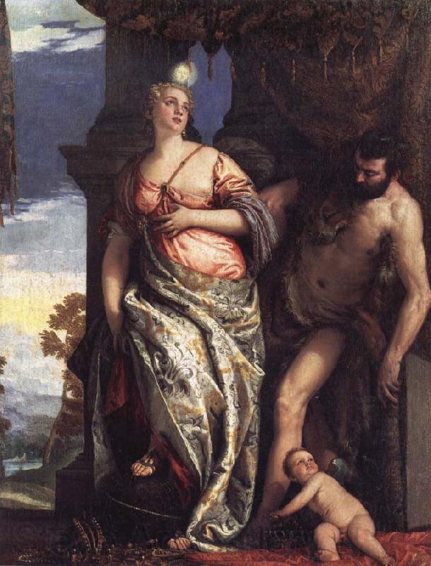 Paolo Veronese Allegory of Wisdom and Strength Spain oil painting art